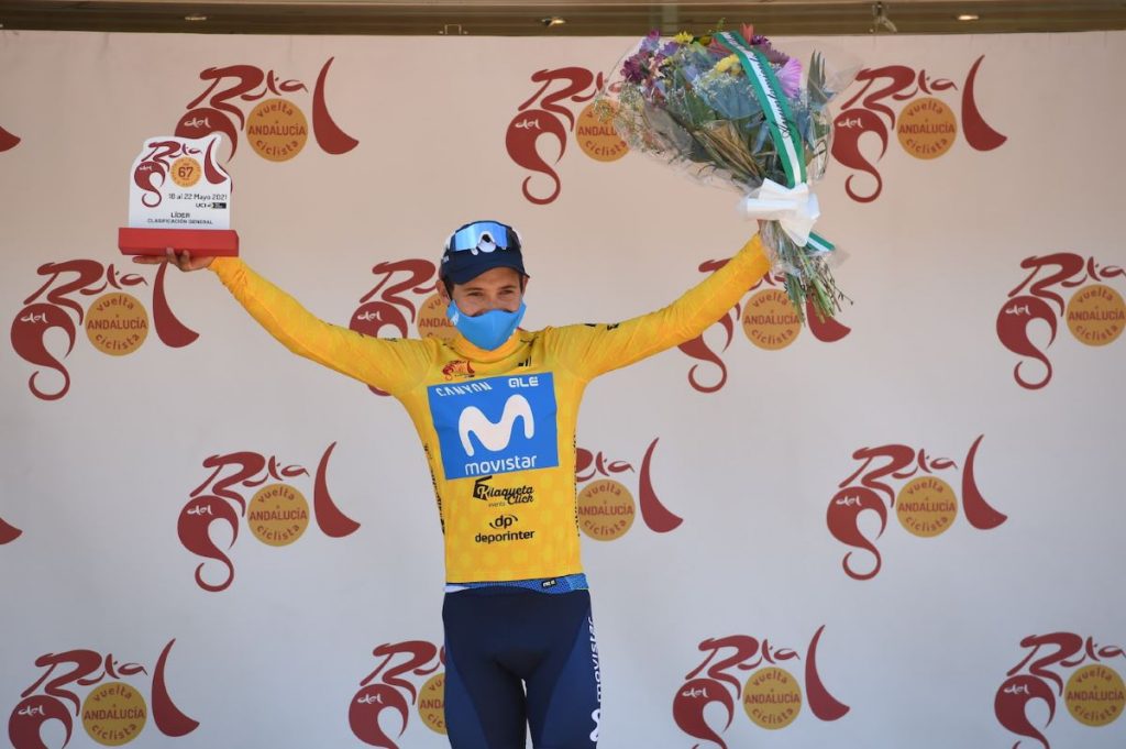 miguel-angel-lopez-vuelta-andalucia-2021-etapa3-podio-amarillo