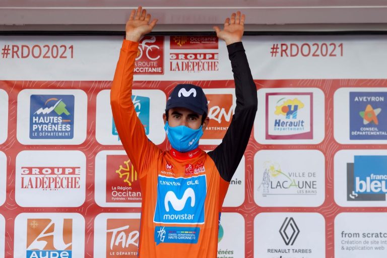 antonio-pedrero-movistar-team-route-occitanie-2021-etapa3-podio