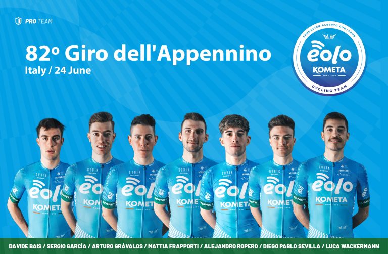 El Eolo-Kometa, con sus cuatro españoles en Appennino