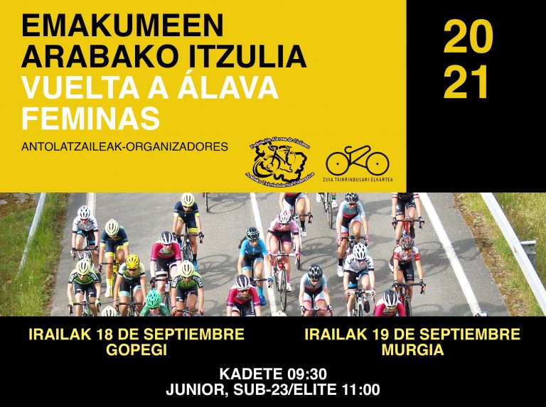 Emakumeen Arabako Itzulia, el sábado y el domingo
