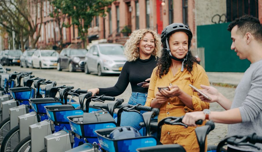 El uso de la bicicleta también se dispara en Nueva York