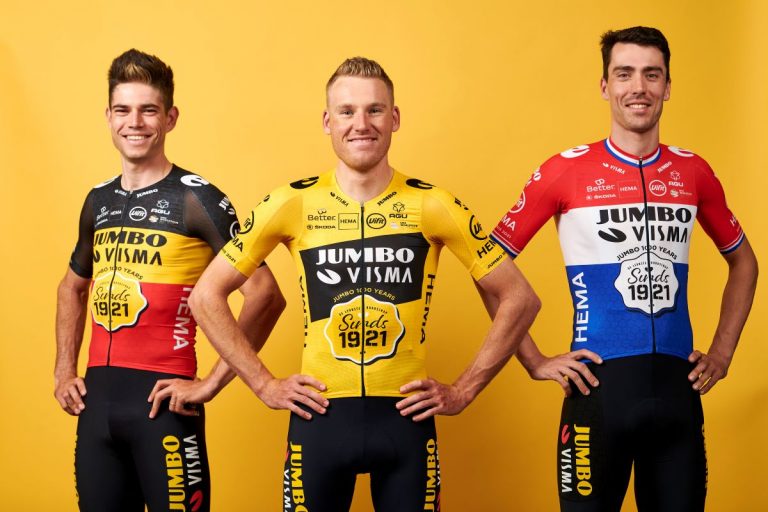 Team Jumbo-Visma, un maillot único en la París-Roubaix