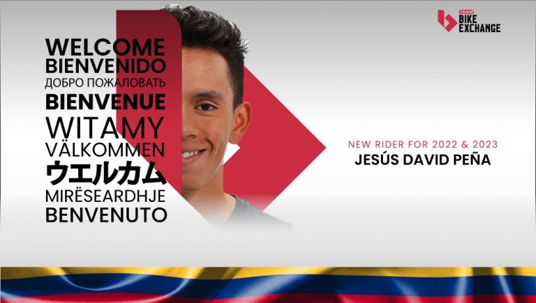 BikeExchange busca talento en Colombia firmando a Jesús David Peña