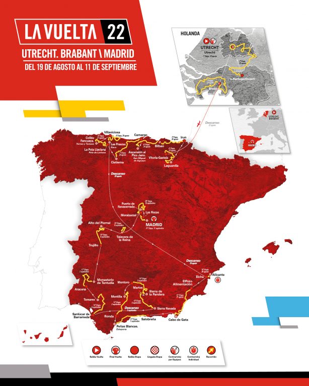 La Vuelta a España 2022 presenta su recorrido oficial