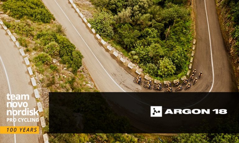 Novo Nordisk cambia Colnago por Argon 18