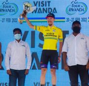 Ángel Madrazo (Burgos BH), líder en el Tour de Rwanda