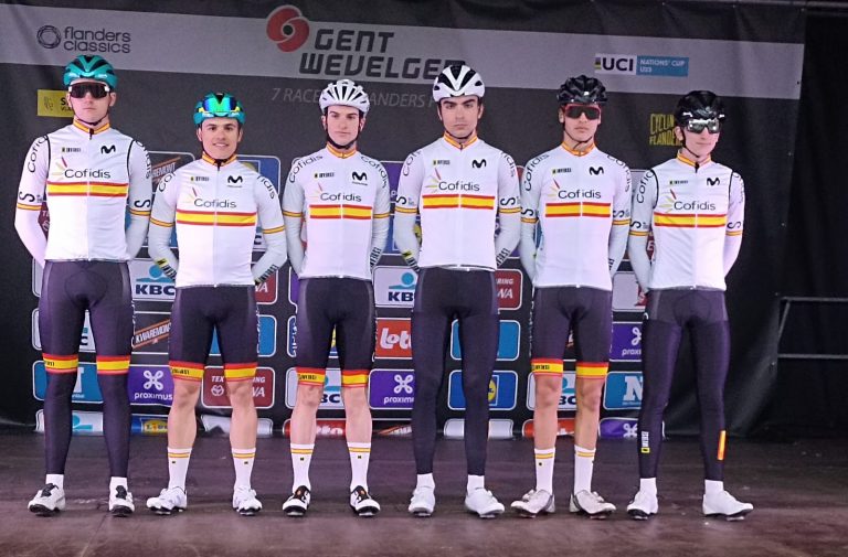 La selección española brilla en la Gante-Wevelgem