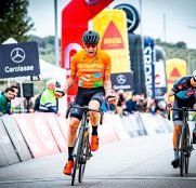 Xabier Mikel Azparren estrena al Euskaltel-Euskadi en Portugal