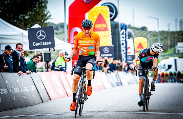 Xabier Mikel Azparren estrena al Euskaltel-Euskadi en Portugal
