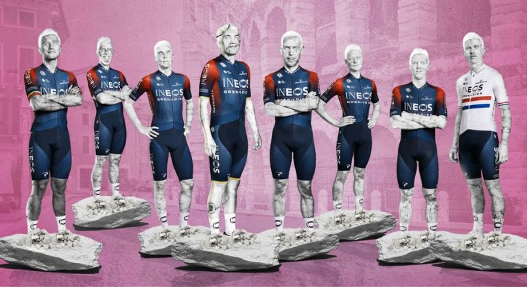 Carapaz lidera un Ineos Grenadiers muy potente en el Giro