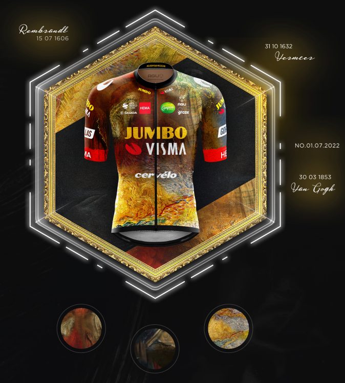 Jumbo-Visma presenta el maillot artístico para el Tour de Francia