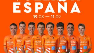 Euskaltel-Euskadi se viste de gala para la Vuelta