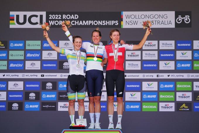 Mundiales: Ellen van Dijk se lleva la crono femenina
