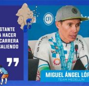 Miguel Angel López destroza a sus rivales en la Vuelta a San Juan