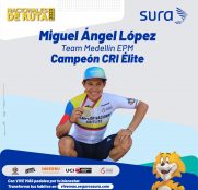 Miguel Angel López no tiene rival: 3 minutos a Dani Martínez en el Nacional de crono