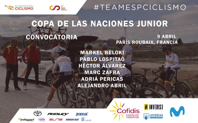 España viaja a la París-Roubaix con la selección júnior