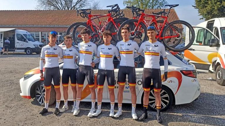 Notable actuación de la selección española júnior en la París-Roubaix