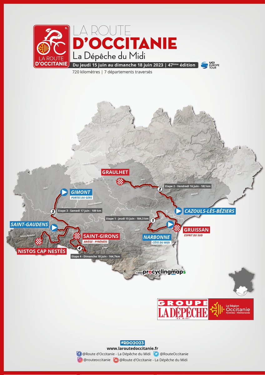 La Ruta de Occitania desvela equipos y recorridos para 2023 Zikloland