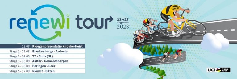 Nuevo nombre y fechas para el Benelux Tour de 2023: Renewi Tour