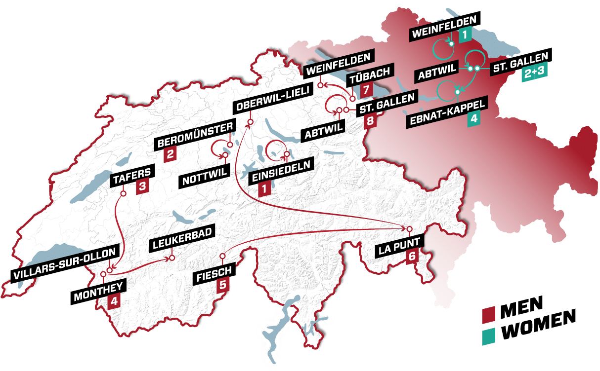 Tour de Suiza máxima apuesta por las cronos y la alta montaña Zikloland