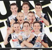 Y el equipo UAE-TeamEmirates replica con Pogacar y sus gregarios