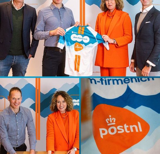 PostNL se confirma como segundo sponsor de DSM-Firmenich