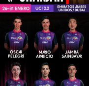 El equipo Burgos-BH, a la caza de los puntos UCI en el Tour de Sharjah