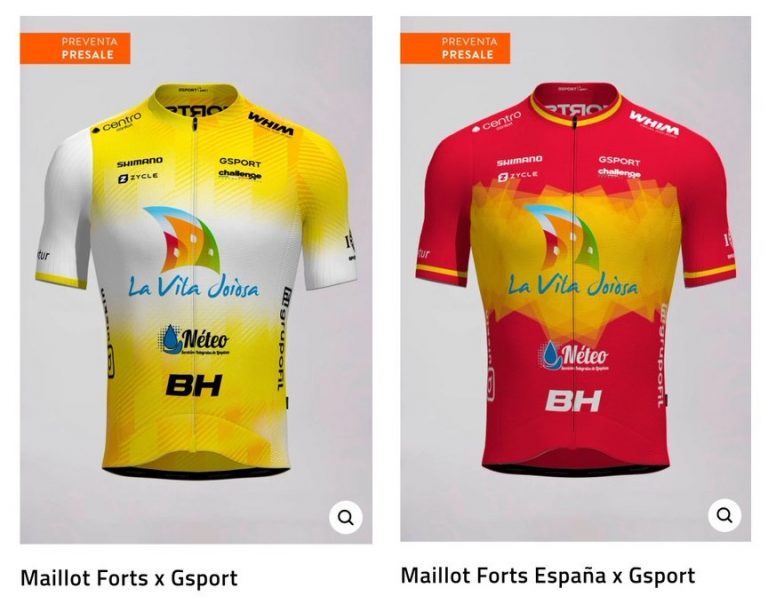 Gsport saca a la venta los dos maillots del equipo La Vila Joiosa-Neteo de Felipe Orts