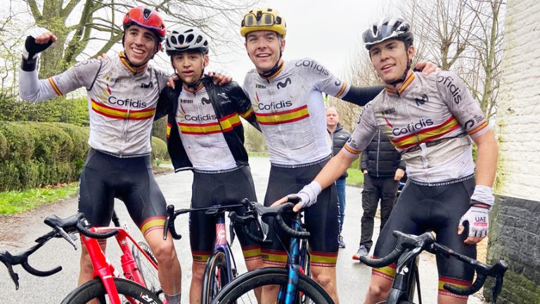 La selección española júnior intentará brillar en la París-Roubaix con el bloque que triunfó en Bélgica
