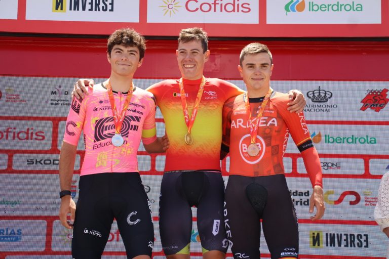David de la Cruz sorprende en el campeonato de España profesional de contrarreloj