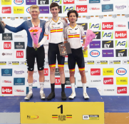 Fran Bennassar impresiona en Gante con la victoria en la puntuación del Belgian International Track Meeting