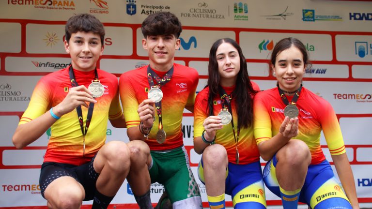 Iker Pérez y Laia Rodríguez, nuevos campeones de España de mountain bike en categoría cadete