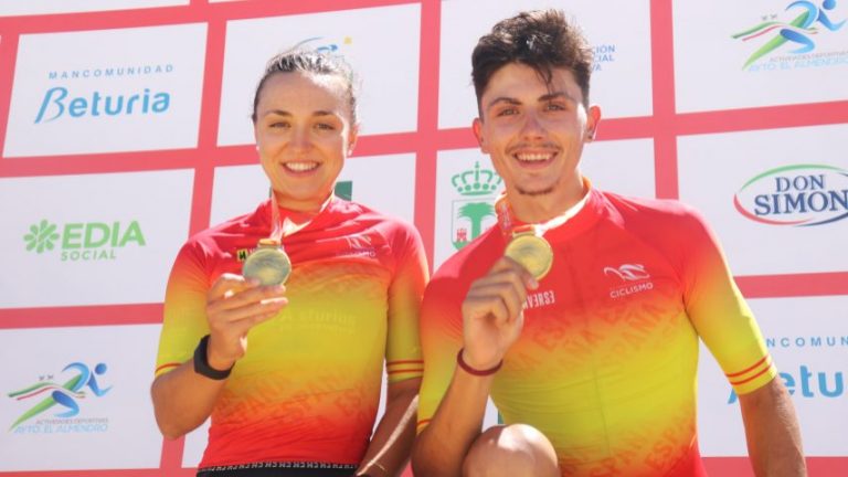 Sofía Rodríguez y David Campos, campeones de España de short track (mountain bike)