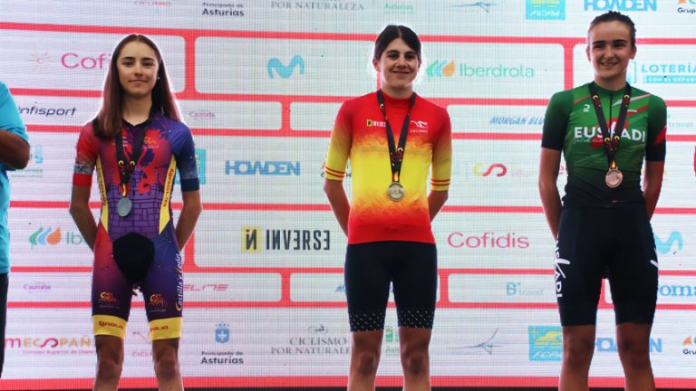 Benjamín Noval y Alejandro Neira se llevan el oro en el campeonato de España cadete de contrarreloj