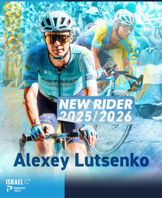 Israel-Premier Tech confirma el fichaje de Alexey Lutsenko para las temporadas 2025 y 2026