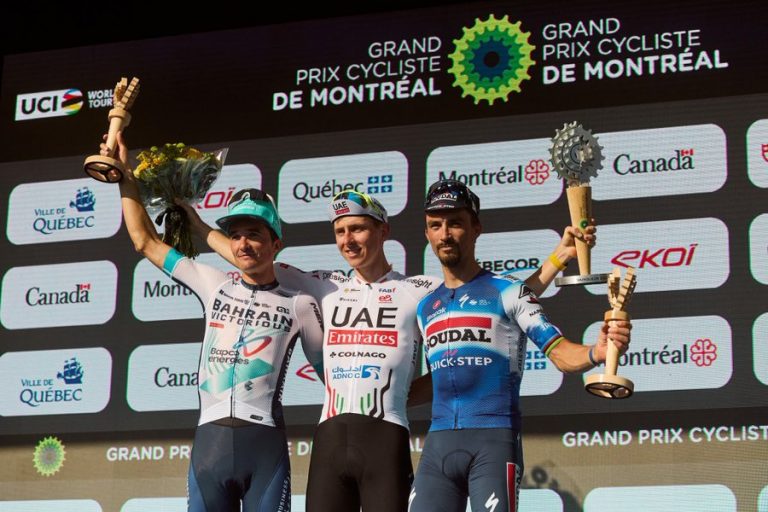 Tadej Pogacar gana en Montreal y ya apunta al campeonato del Mundo