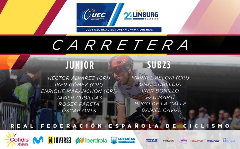 España anuncia las selecciones júnior y sub-23 para el campeonato de Europa