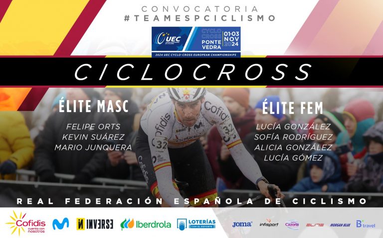Felipe Orts liderará la selección española de ciclocross en el Europeo de Pontevedra