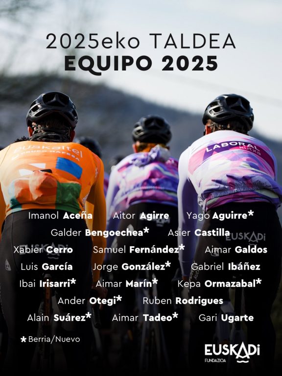La Fundación Euskadi presenta en sociedad el equipo sub-23 (filial de Euskaltel)