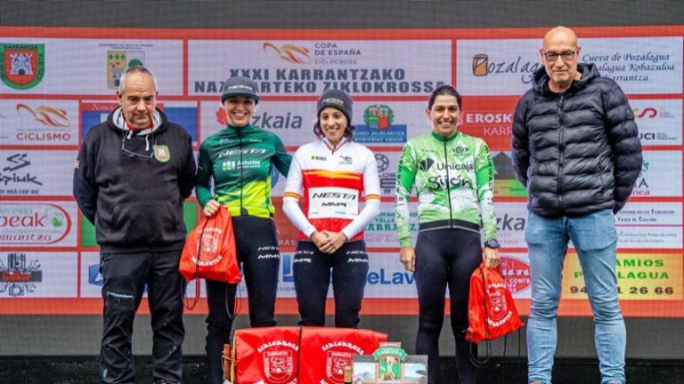 Kevin Suárez y Lucía González dominan en la Copa de España de Karrantza