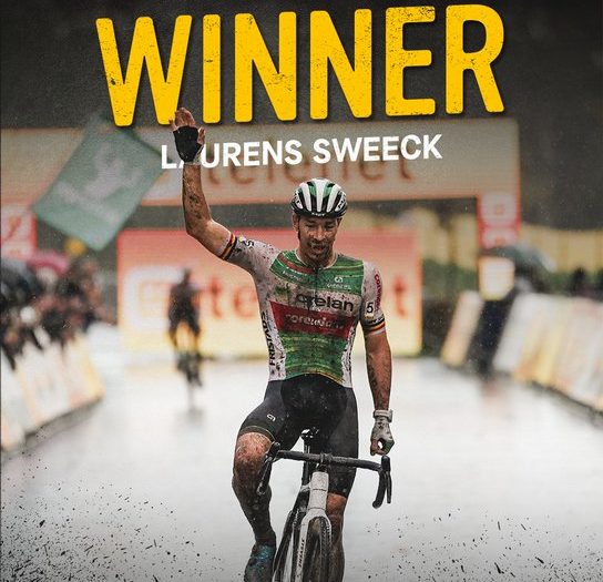 Laurens Sweeck dice adiós a la temporada de ciclocross por culpa de una caída