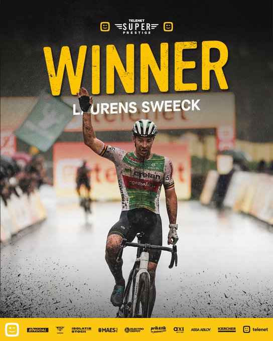 Laurens Sweeck dice adiós a la temporada de ciclocross por culpa de una caída