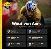 Wout van Aert disputará seis carreras de ciclocross… y Benidorm está en la lista