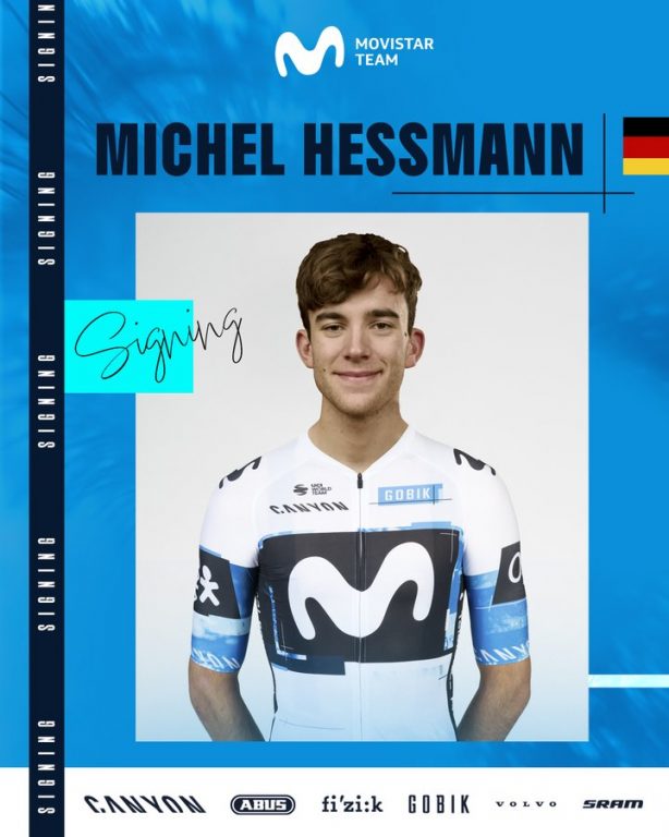 Movistar firma a Michel Hessmann, sancionado por dopaje hasta marzo de 2025