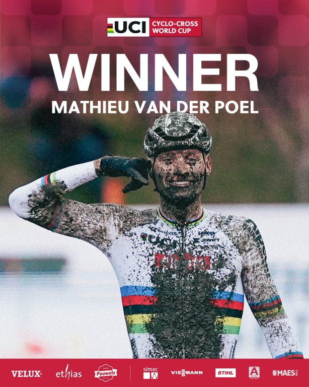 Mathieu van der Poel destroza a todos sus rivales, incluido Wout van Aert