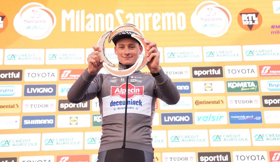 Tadej Pogacar descubre su doble cryptonita: Milán-San Remo y Mathieu van der Poel
