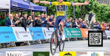 Diego López supera a Eric Igual en un apretado sprint en la Vuelta a la Montaña Central