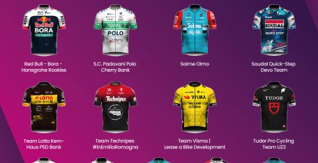 El Giro Next Gen presenta una participación impresionante: ¡18 equipos vinculados al profesionalismo!