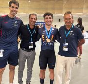 Esteban Sánchez, segunda medalla para España en el Europeo de pista
