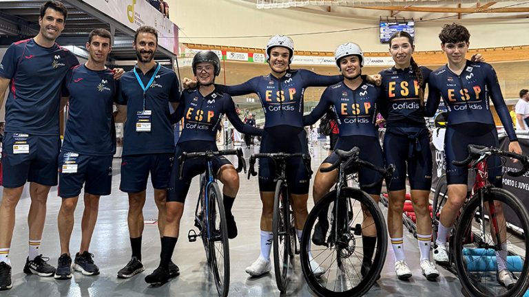 La selección española de pista prepara intensamente la temporada 2026